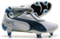 V1.11 SG Football Boots White/Black.Dresden Blue